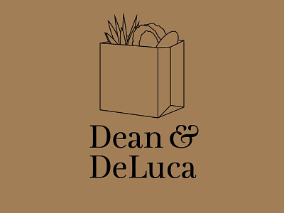 Dean & DeLuca 100dayproject adobe adobe illustrator branding design food grocery icon illustration illustrator logo typography vector