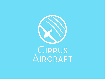 Cirrus Aircraft 100dayproject adobe adobe illustrator aircraft aviation branding design icon illustration illustrator logo planes typography