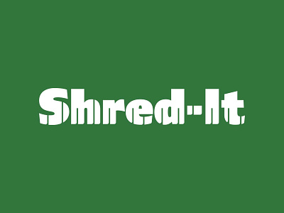 Shred It 100dayproject adobe adobe illustrator branding design icon illustration illustrator logo typography