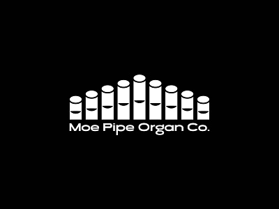 Moe Pipe Organ Company 100dayproject adobe adobe illustrator branding design icon illustration illustrator logo music organ pipe organ typography