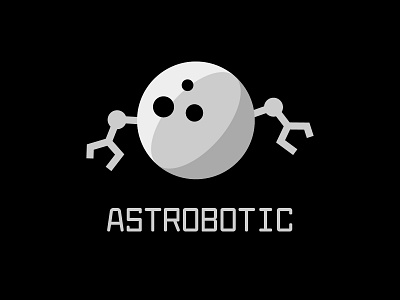 Astrobotic Technology 100dayproject adobe adobe illustrator branding design icon illustration illustrator logo lunar moon robotic robots space typography