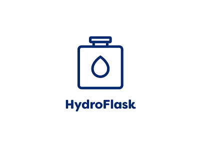Hydro Flask 100dayproject adobe adobe illustrator bottle branding design hydroflask icon illustration illustrator logo typography water