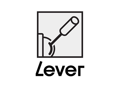 Lever 100dayproject adobe adobe illustrator application branding design icon illustration illustrator lever logo technology typography
