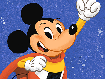 Mighty Mickey digitalart disney mickeymouse mightymouse photoshop