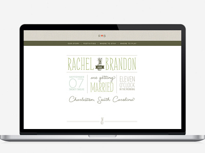 Rachandb.com Wedding Website