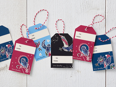 Vera Bradley downloadable gift tags