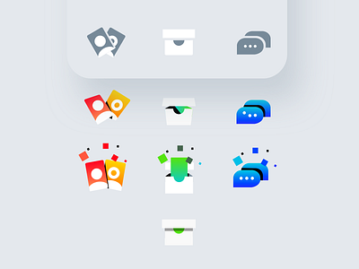 Color Spectrum Icon app icon interaction ui vector