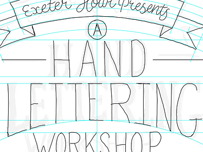 Exeter Lettering Workshop Poster