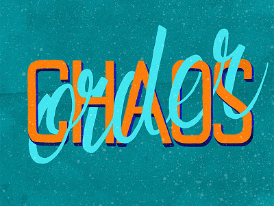 Order and Chaos handlettering lettering madeonsurface sketchable typography