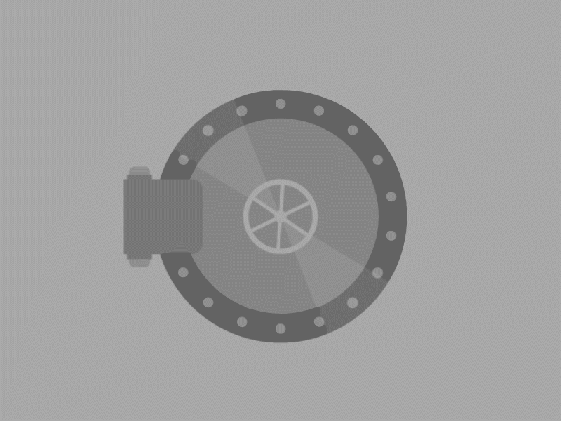 Vault Door Animation 2d animation after affects animation illustrator