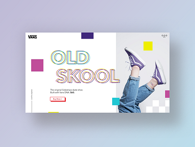 Vans Product Page html html css landing product vans web design web designer