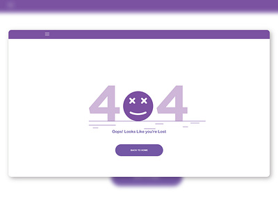 Daily UI - 404 page 404 error page dailyui dashboard ui user interface