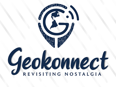 Geokonnect-Alumni Meet 2020 geoinformatics graphic design illustration logo design