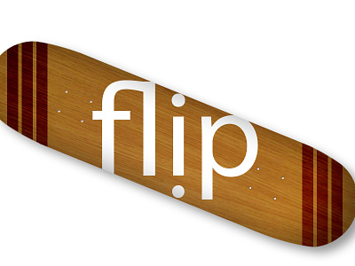 flipboard flip glyph ligature skate skateboard wood