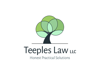 Teeples Tree alegreya law logo process tree wip