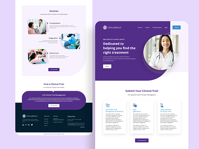 Healthcare website clinic design doctor healthcare healthcare website homepage medical ui ui ux uidesign webdesign website