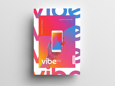 Lenovo Vibe branding colour colourful lenovo vibrant visual identity