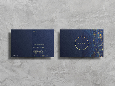 Holm Business Cards