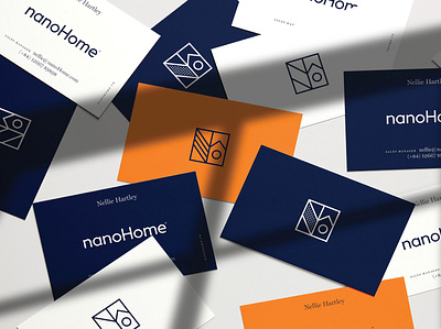 nanoHome business cards branding businesscard logo vietnam