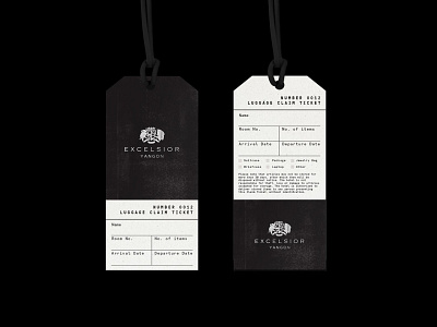 Excelsior Yangon Luggage Tags luggage luggage tag