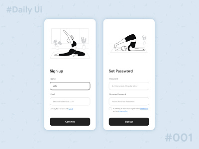 Daily UI #001 | Sign up Page