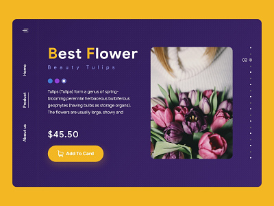 Florist Concept button color colorful cta cta button flat florist flower hellodribbble pattern product store web