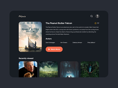 Movie Page Concept