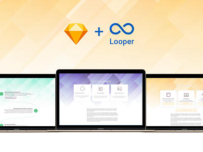 Looper website header structures