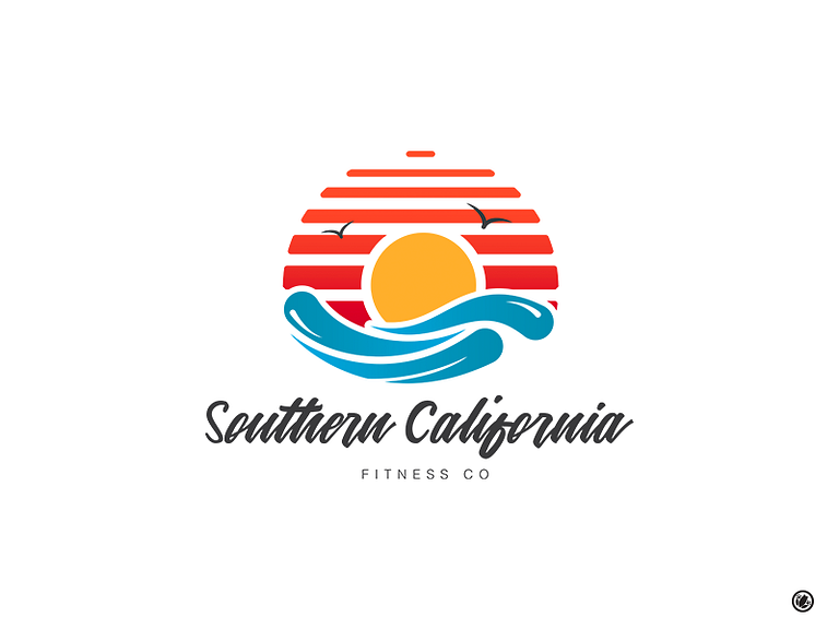 Southern California Fitness Logo by Matt Roberts on Dribbble