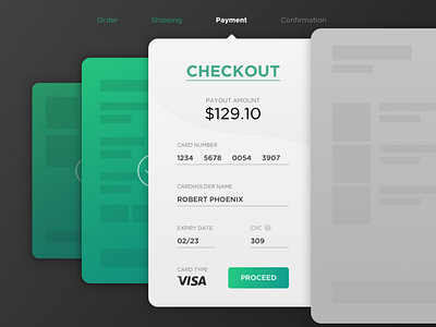 Daily UI - 002 Credit Card Checkout