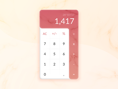 Daily UI - 004 Calculator dailyui dailyui 004 design ui