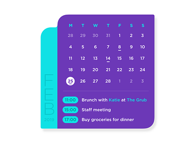 Daily UI - 038 Calendar calendar calendar design contrast dailyui dailyui 038 date design event graphic meeting reminder simple ui