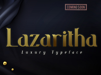 Lazaritha Luxury Typeface font luxury typeface