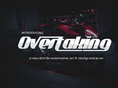 OVERTAKING | FREE FONT