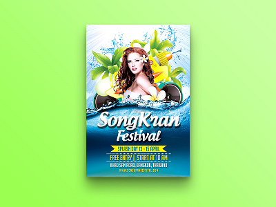 Songkran Festival Flyer