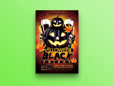 Halloween Black Friday Flyer