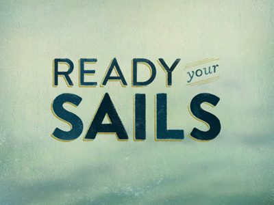 Ready Your Sails (for Designers.MX) album cover designersmx mix music texture typography water