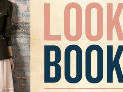 The Lookbook clothing fashion lookbook typography