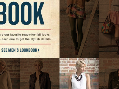 The Lookbook (Women's) clothing fashion lookbook typography