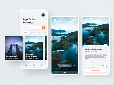 Travel App adventure app app design clean destination holiday minimal mobile mobile app mobile ui product design travel agency travel app traveling ui uiux