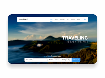 Travel Website Design clean design uiux ux web webdesign website
