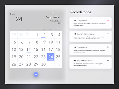 Calendar – Light UI app calendar – light ui design ui ux web website