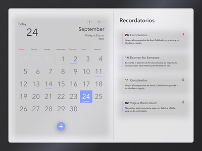 Calendar – Minimal UI app calendar – minimal ui design ui ux web website