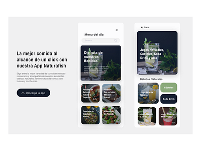 App Food - Drink Menu UI