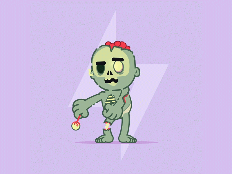 world of Z character design floss gif graphic design illustration motion motion graphics nft vector zombie