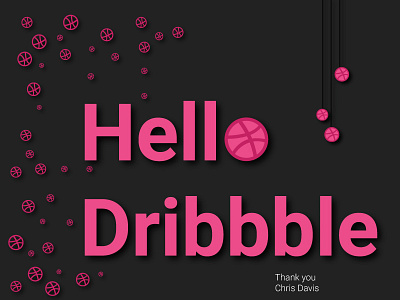 Hello Dribbble