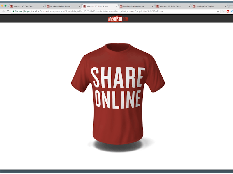 Share Online with Mockup 3D