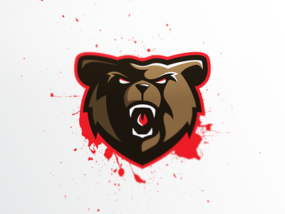 Bears animal bear bears branding brown buy design esport grizzly logo logo design sport sports team