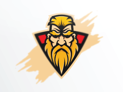 Tribe Logo beard logo man manly tribe viking