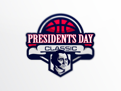 Presidents Day Logo basketball classic george washington logo president sport tournament